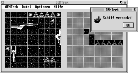 [Screen-shot: GEM Magnetic in action]