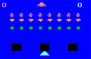 [Image: Alien Invaders on the Philips G7000]