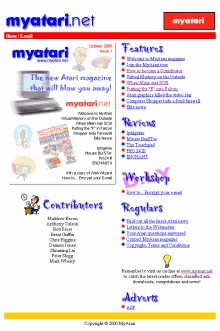 [Screen-shot: Take a trip down memory lane with our back issues]