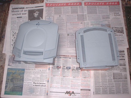 [Photo: Grey plastic primer]