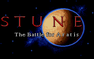 [Screen-shot: STUNE title screen]