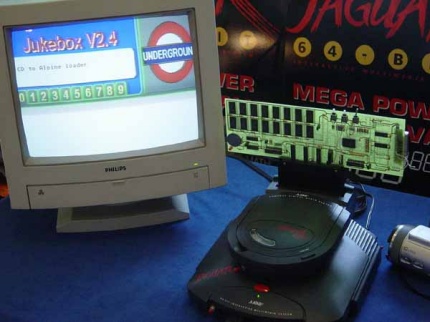 [Photo: Robert Demming's Jaguar CD development system]