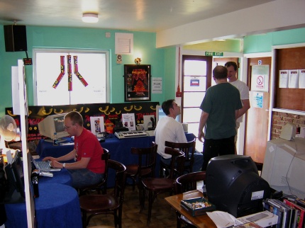 [Photo: Two Matthews, LinkoVitch and Robert Demming]