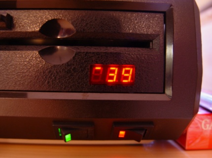 [Photo: Floppy Doc's 1050 disk drive]