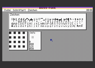 BOSS-X font editor