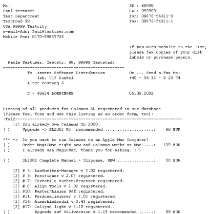 [Image: Calamus Data Sheet]