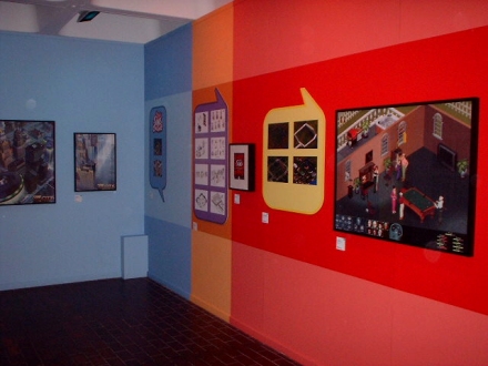 [Photo: The Sims room]