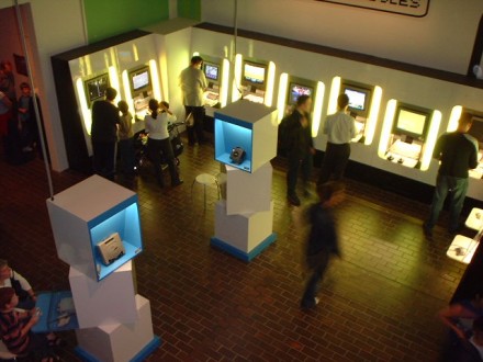 [Photo: Home Consoles room]