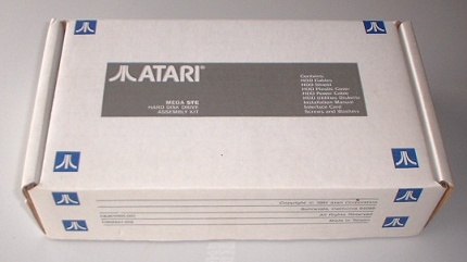 [Photo: Mega STE hard disk kit]