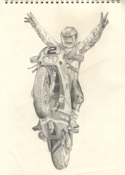 [Image: No Second Prize pencil study]