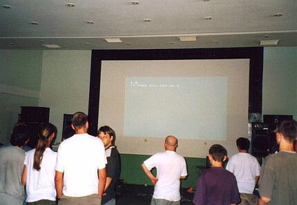 [Photo: Real-time coding]