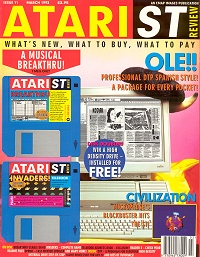 [Image: Atari ST Review issue 11 front cover]