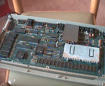 [Photo: ST with case and keyboard removed]