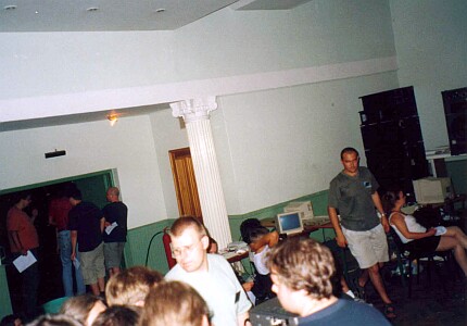 [Photo: Waiting for the competitions]