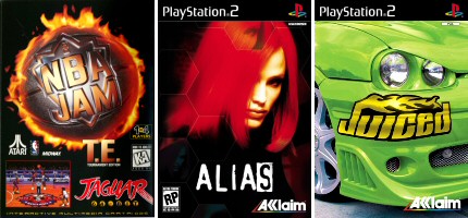 [Image: Acclaim game covers]