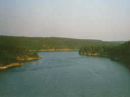 Vyhl�dka nad p�ehradou Dale�ice.